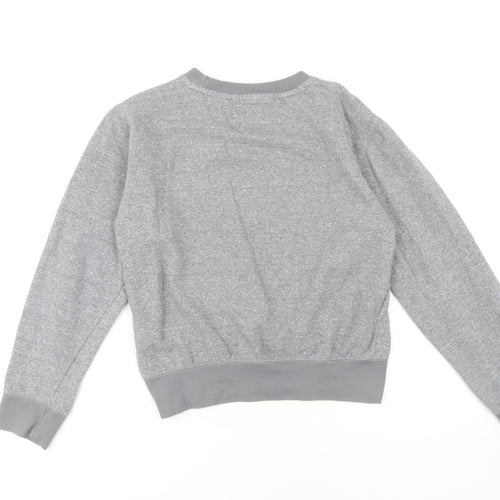 SoulCal & Co Women's Grey Pullover Logo Sweatshirt - M