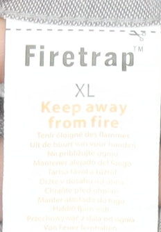 Firetrap Men's Grey XL Short Sleeve Casual Shirt