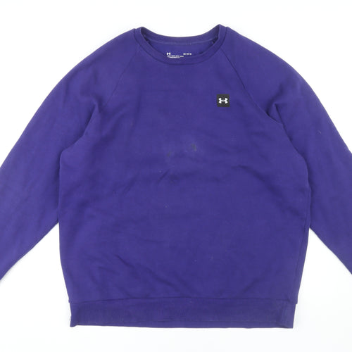 Under Armour Men's Purple Pullover Sweatshirt L