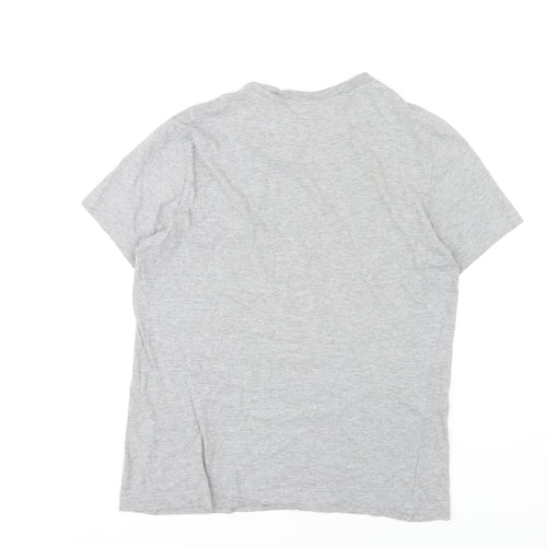 Champion Men's Grey Logo T-Shirt Size S