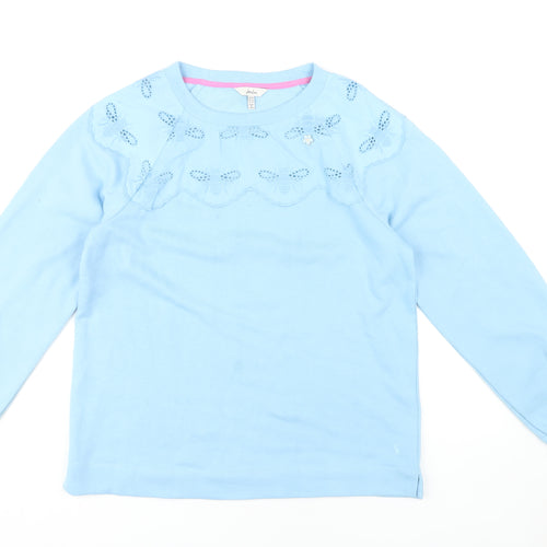 Joules Women's Blue Long Sleeve Pullover Sweatshirt