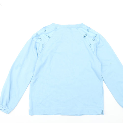 Joules Women's Blue Long Sleeve Pullover Sweatshirt