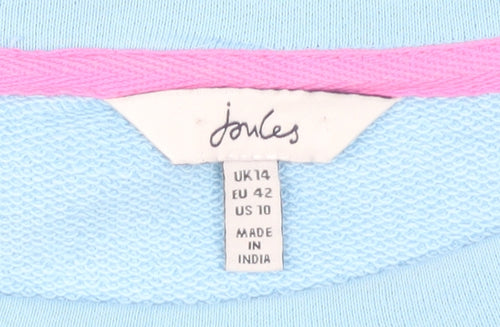 Joules Women's Blue Long Sleeve Pullover Sweatshirt
