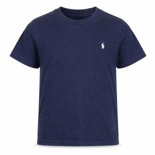 Polo Ralph Lauren Boys' Blue T-Shirt, Logo, Size 5 Years