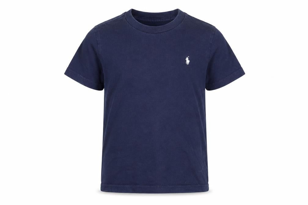 Polo Ralph Lauren Boys' Blue T-Shirt, Logo, Size 5 Years