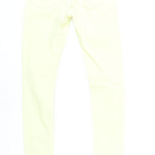 Reiss Women's Yellow Skinny Jeans Size UK 4