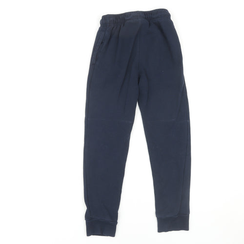 Converse Boys Blue Jogger Trousers Size S Elastic Waist