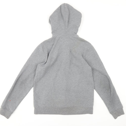 Abercrombie Kids Boys Grey Full Zip Hoodie, Size 16 Years