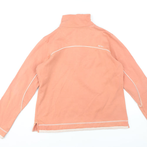 Fat Face Women's Pink Zip Sweatshirt Size 12