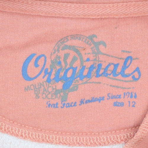 Fat Face Women's Pink Zip Sweatshirt Size 12