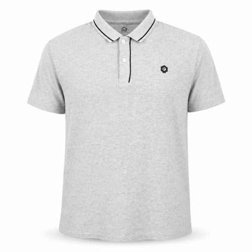 Jack & Jones Men's Grey XL Cotton Polo Shirt