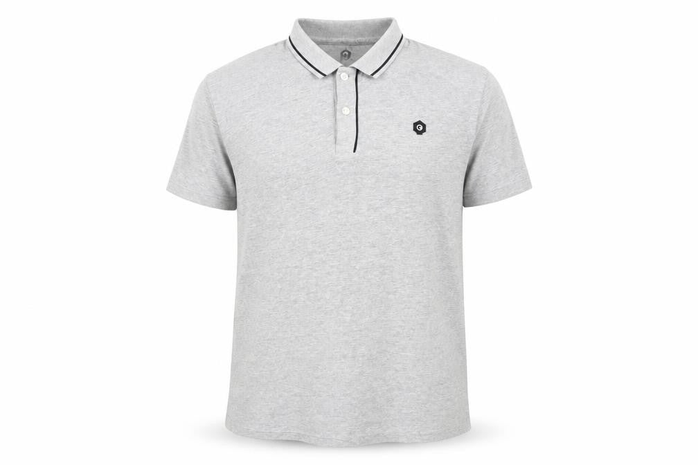 Jack & Jones Men's Grey XL Cotton Polo Shirt