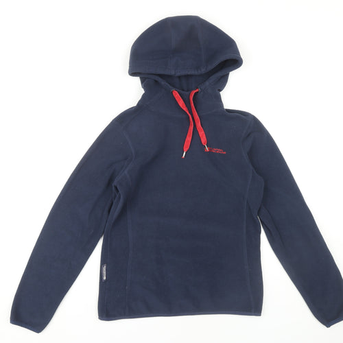 Mountain Warehouse Girls Blue Fleece Hoodie, Size 8 Years