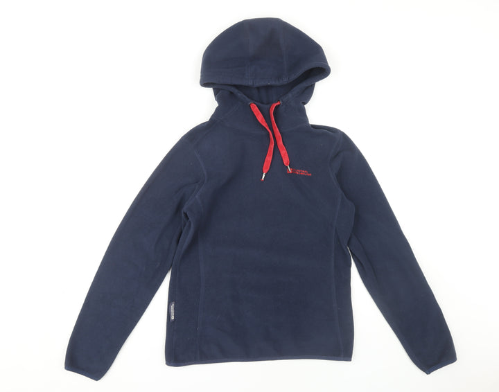 Mountain Warehouse Girls Blue Fleece Hoodie, Size 8 Years
