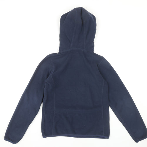 Mountain Warehouse Girls Blue Fleece Hoodie, Size 8 Years