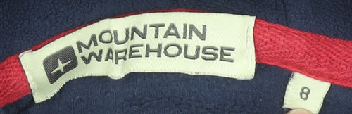 Mountain Warehouse Girls Blue Fleece Hoodie, Size 8 Years
