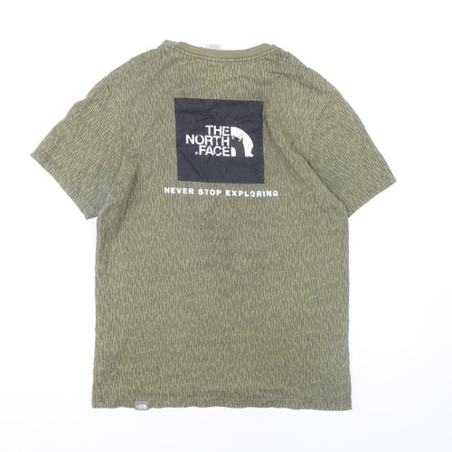 The North Face Men's Green Graphic Print T-Shirt S