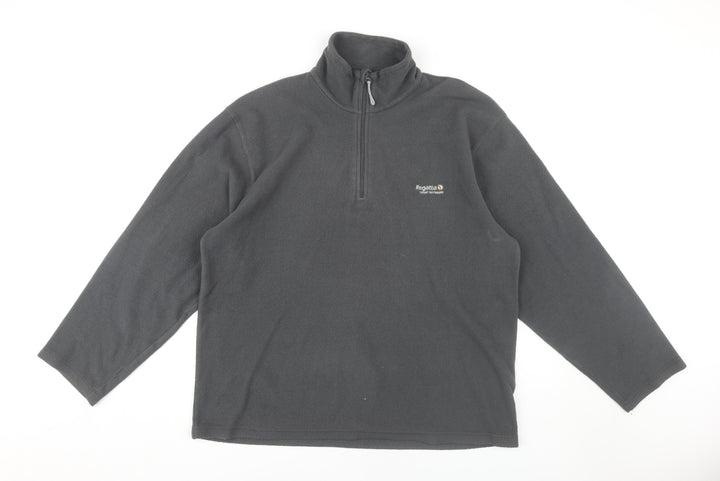 Regatta Men's Grey Fleece 1/2 Zip Outdoor Sweatshirt L