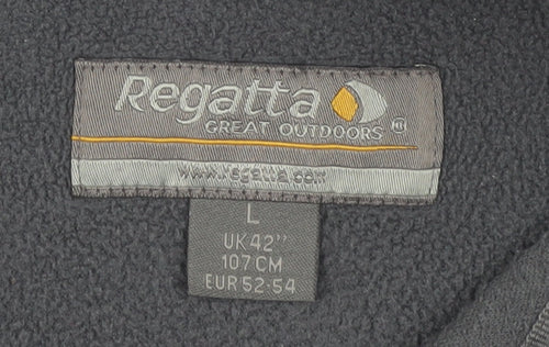Regatta Men's Grey Fleece 1/2 Zip Outdoor Sweatshirt L