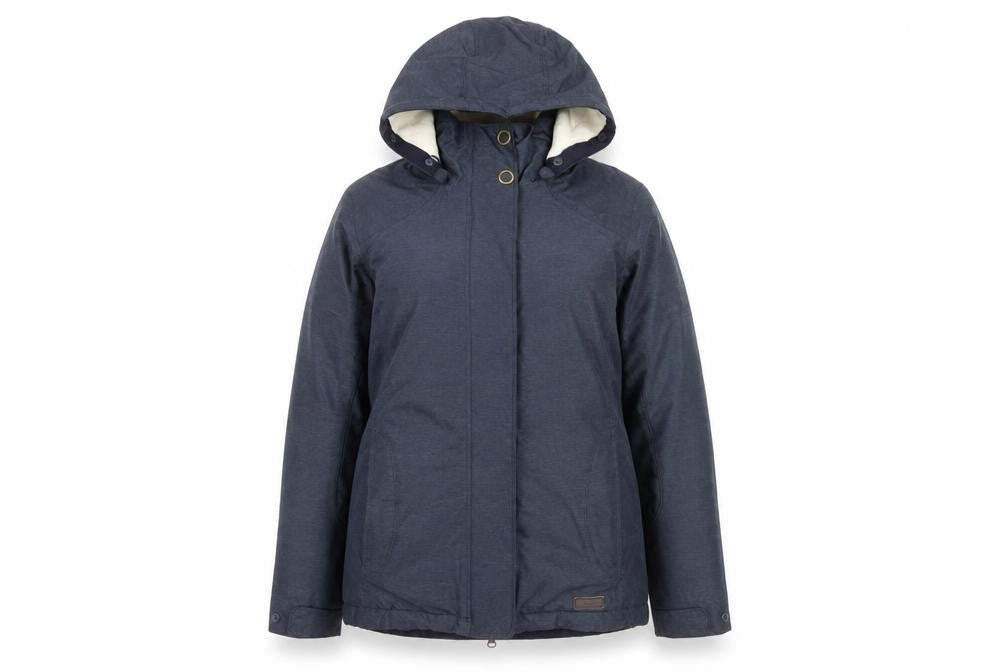 Front view of Sprayway Women's Blue Parka Jacket, size 10, S
