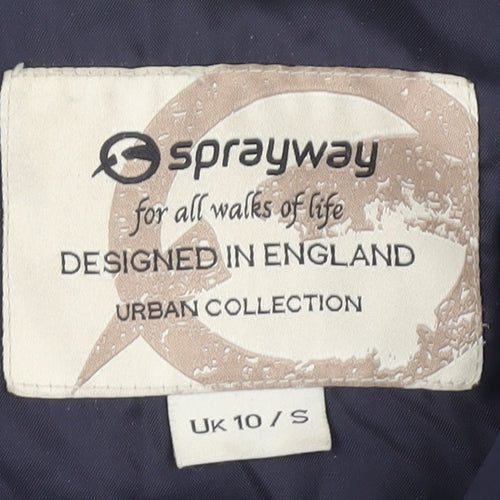 Sprayway Women's Blue Parka Jacket Size 10 S