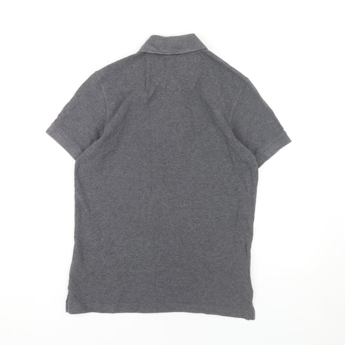 Barbour Men's Grey Polo Shirt, Size S, Short Sleeve