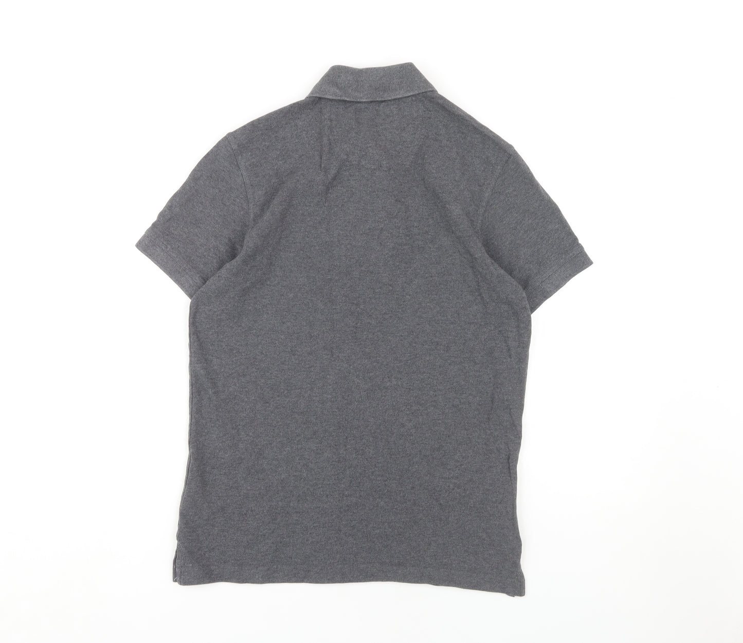 Barbour Men's Grey Polo Shirt, Size S, Short Sleeve