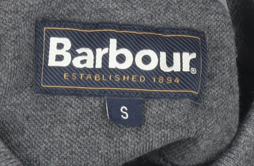 Barbour Men's Grey Polo Shirt, Size S, Short Sleeve