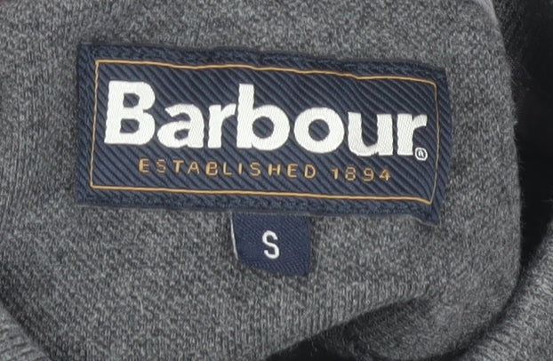 Barbour Men's Grey Polo Shirt, Size S, Short Sleeve
