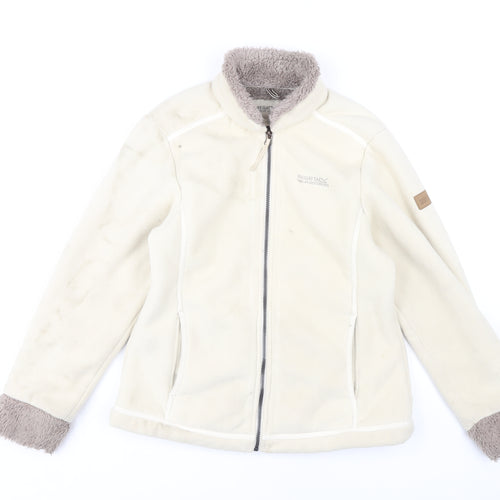 Regatta Women's Ivory Fleece Jacket, Size 14 - Winter Casual