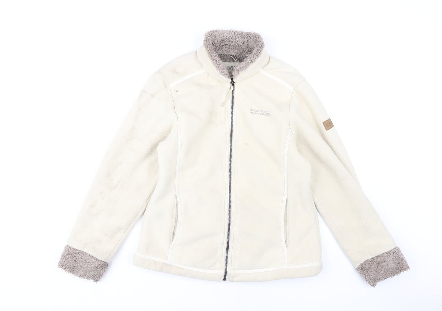 Regatta Women's Ivory Fleece Jacket, Size 14 - Winter Casual