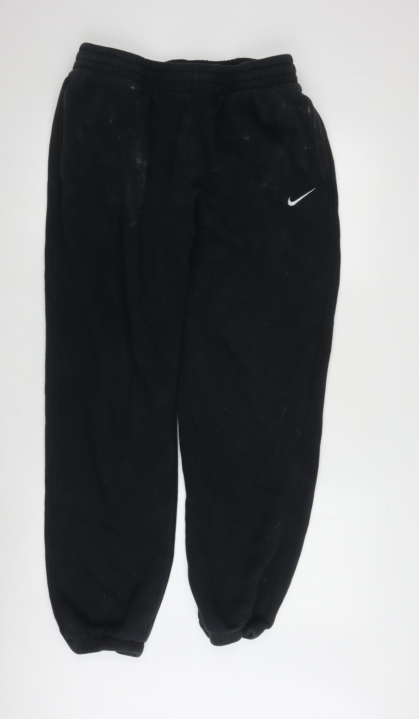 Nike Men's Black Jogger Trousers, Size L, Fleece, Gym Ready