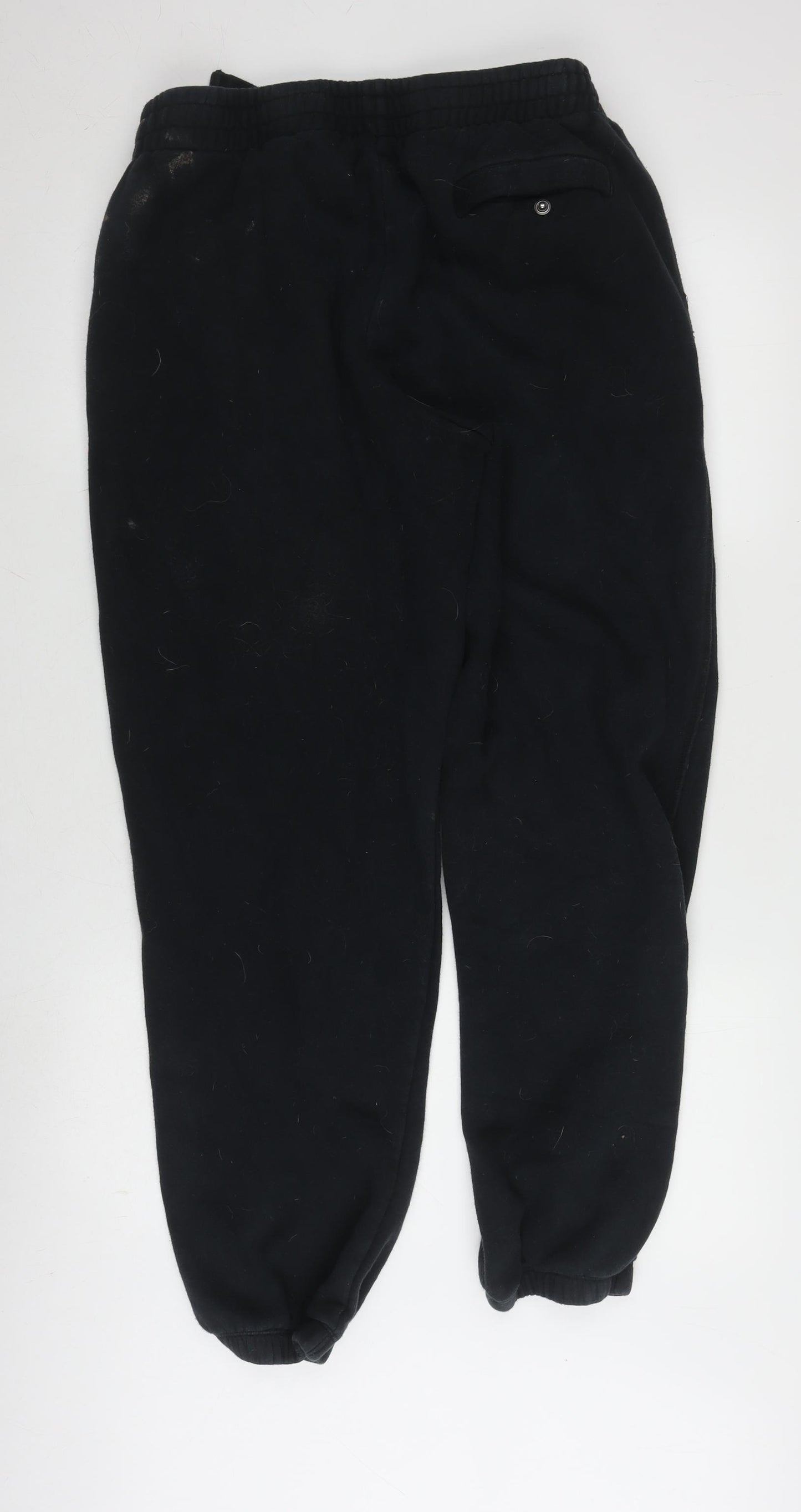 Nike Men's Black Jogger Trousers, Size L, Fleece, Gym Ready