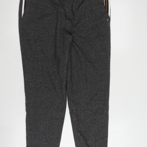 Broadway NYC Grey Check Jogger Trousers - Women S