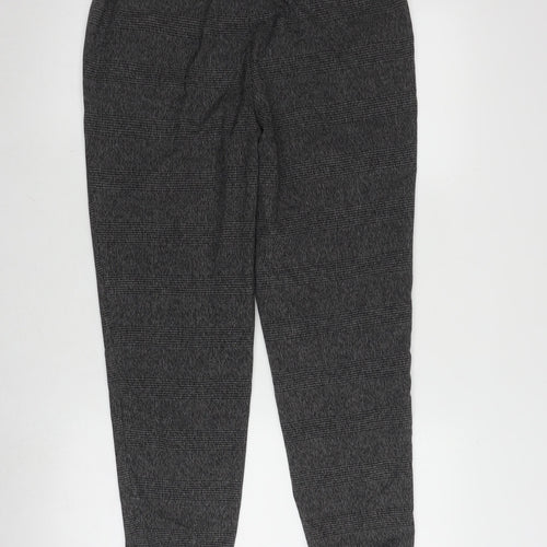 Broadway NYC Grey Check Jogger Trousers - Women S