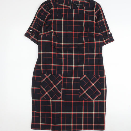Dorothy Perkins Women's Plaid Shift Dress Size 10