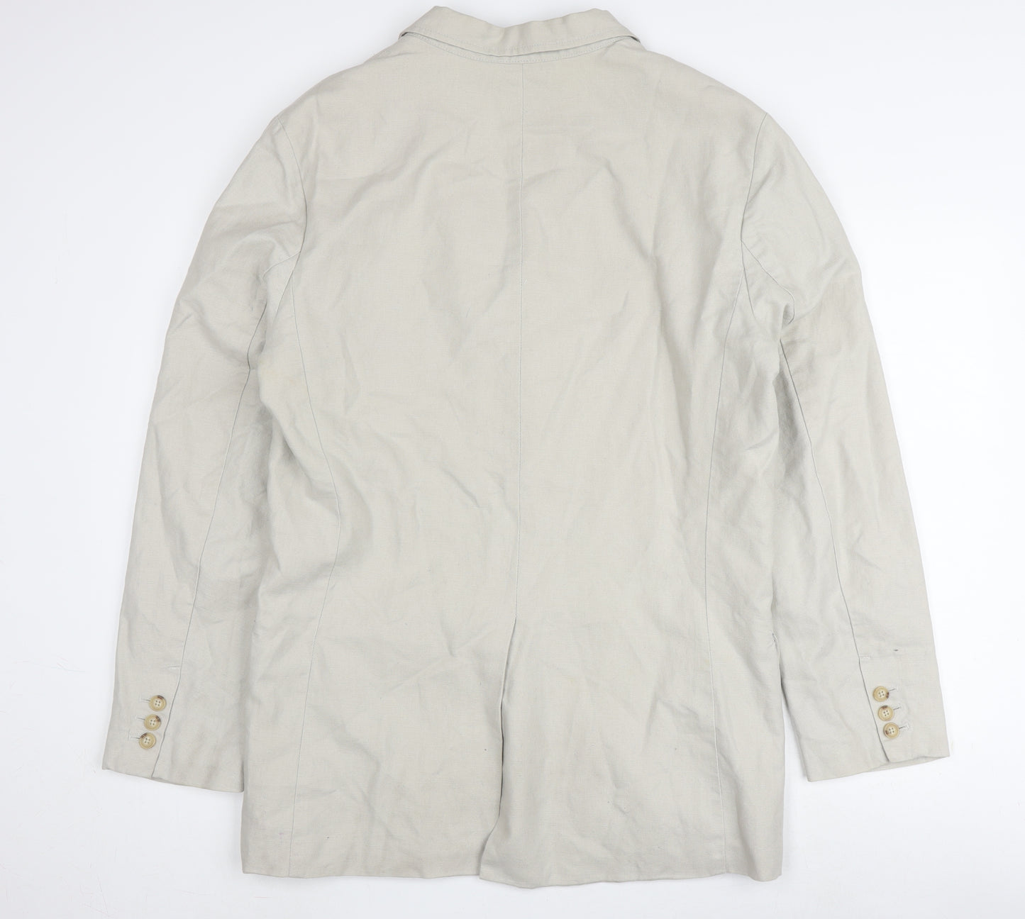 GAP Men's Beige Casual Blazer, M, Linen-Cotton