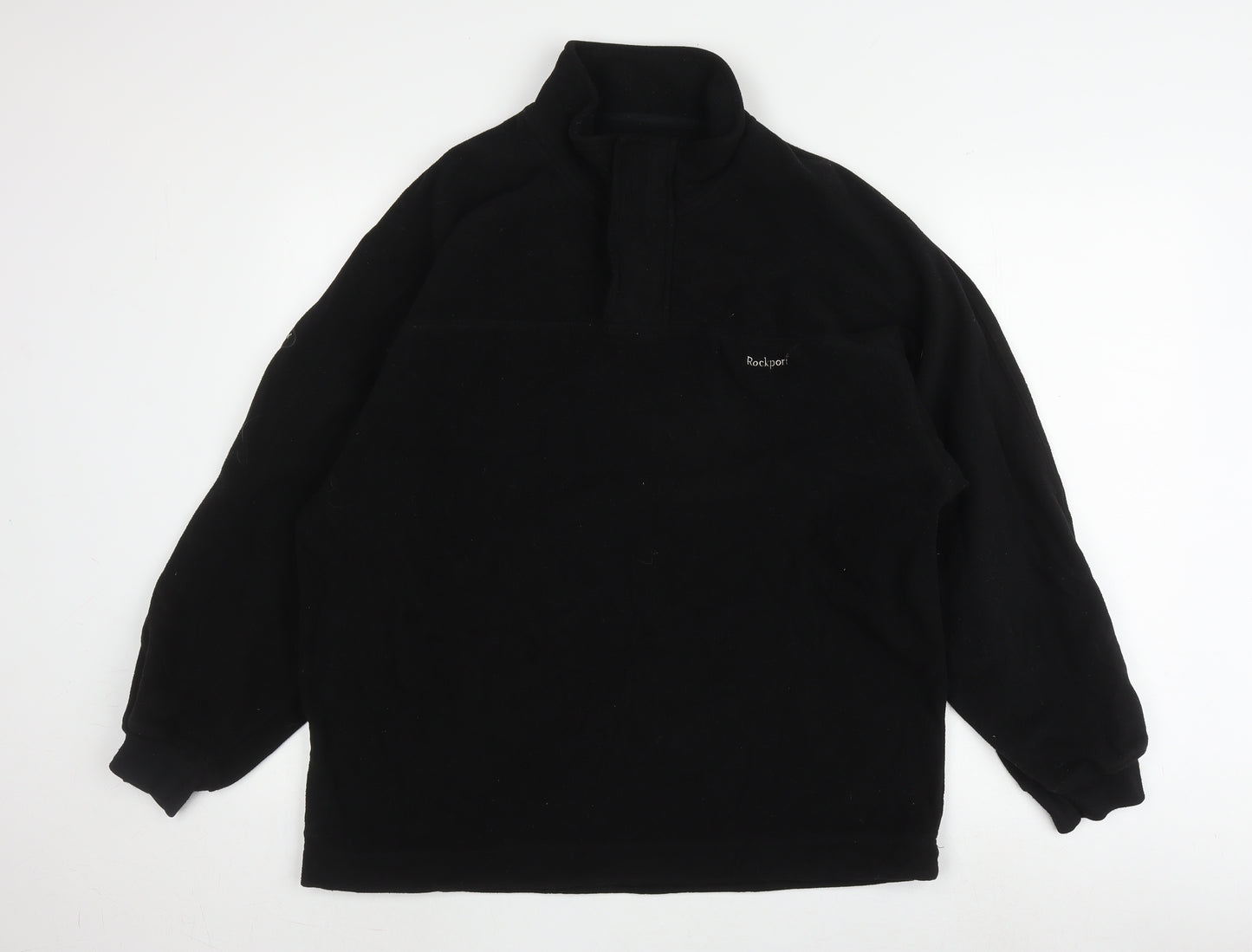 Rockport Men's Black Fleece Logo Sweatshirt L