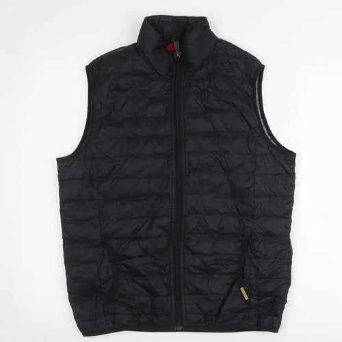 Esprit Men's Black Puffer Waistcoat M