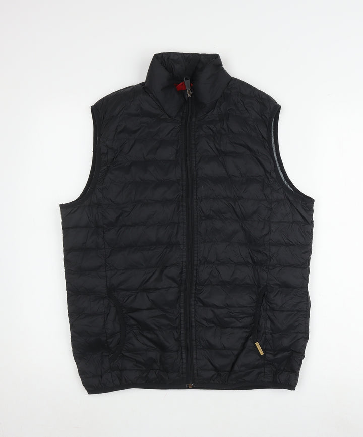 Esprit Men's Black Puffer Waistcoat M