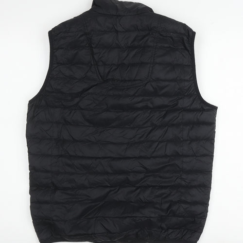 Esprit Men's Black Puffer Waistcoat M