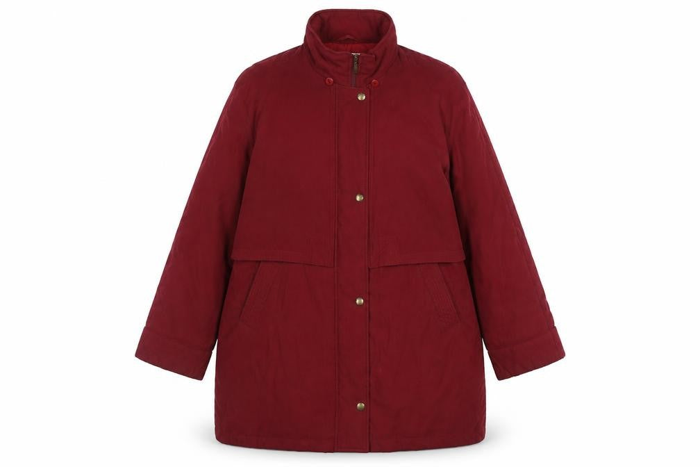 St Bernard Women's Red Overcoat Size 14