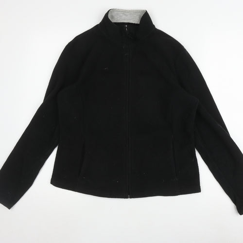 Marks and Spencer Women's Black Full Zip Jacket
