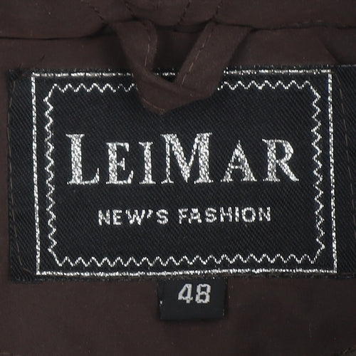 Leimar Women's Brown Quilted Coat Size 20