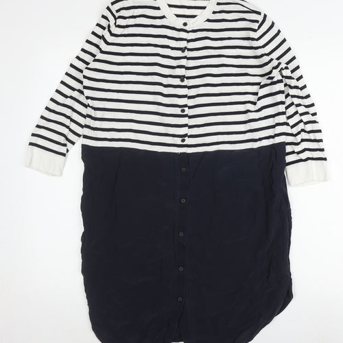 COS Women's Striped Long Sleeve Tunic, Size S