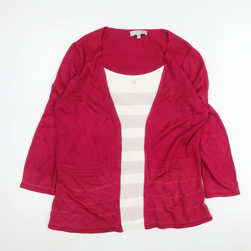 Marks and Spencer Women's Pink Cardigan, Size 12