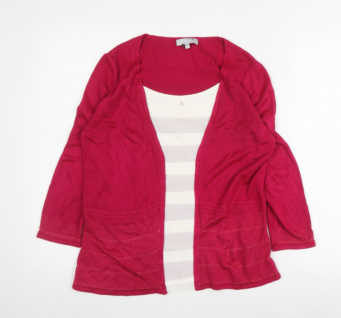 Marks and Spencer Women's Pink Cardigan, Size 12