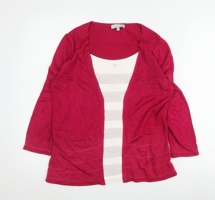 Marks and Spencer Women's Pink Cardigan, Size 12