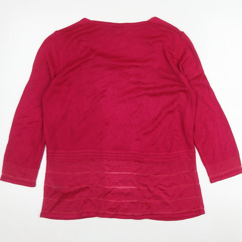 Marks and Spencer Women's Pink Cardigan, Size 12
