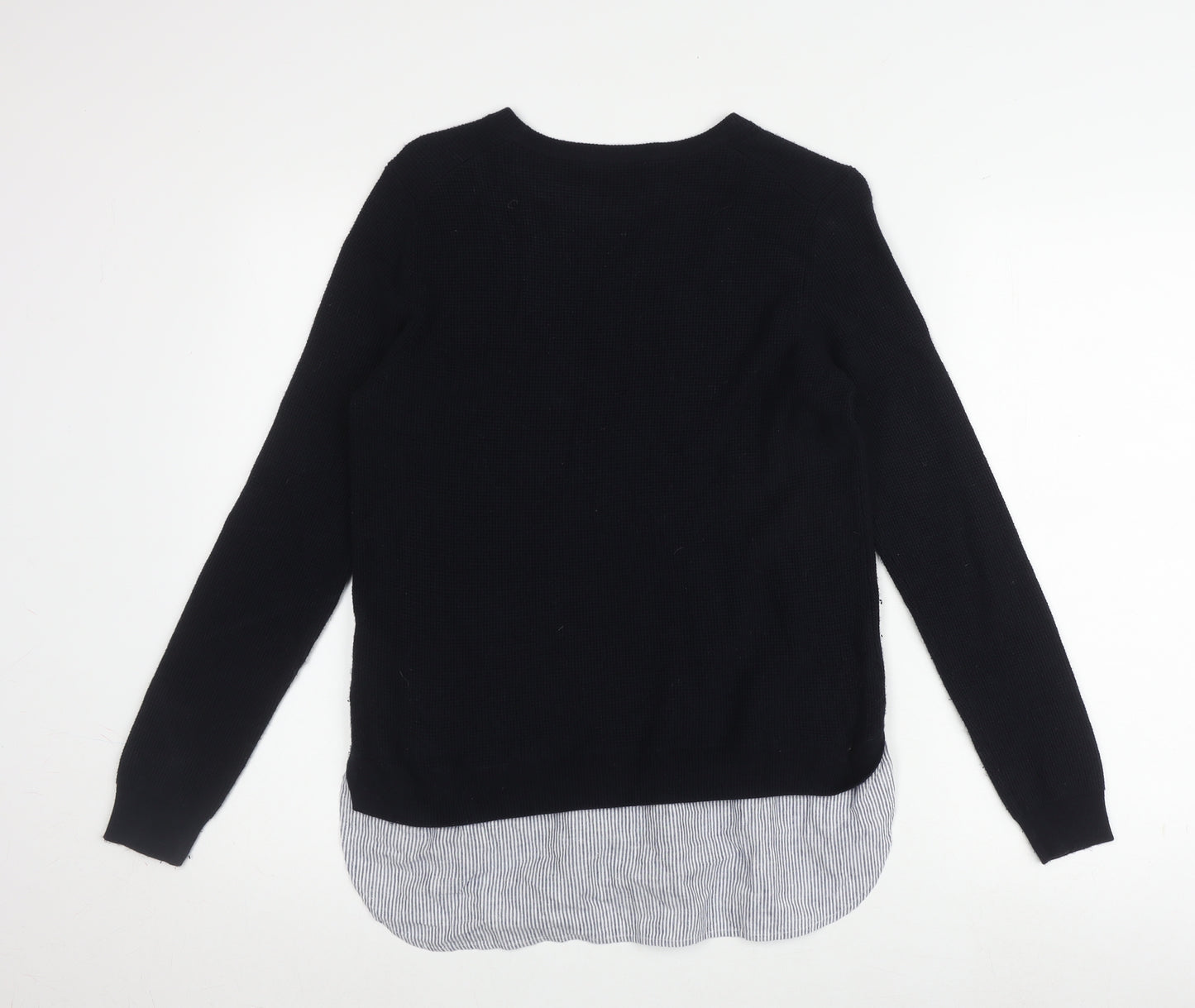 Whistles Women's Black Pullover Jumper S Casual Elegance